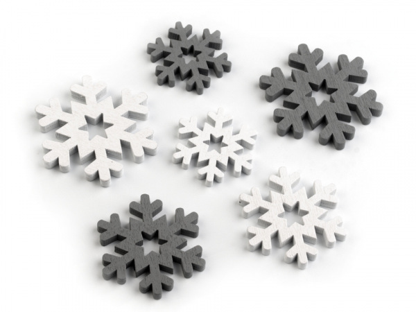 Dřevěné vločky mix velikostí