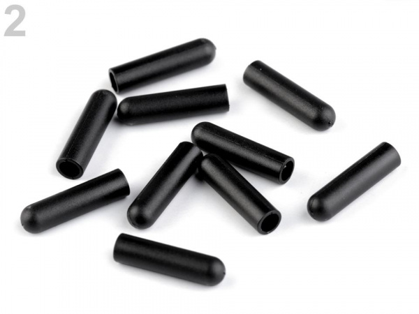 Plastová koncovka na šnůrky 6x22 mm