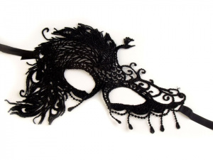 Karnevalová maska - škraboška páv