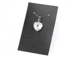 Přívěsek broušené srdce 14 mm