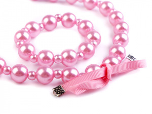 Dětská sada perlový náhrdelník a náramek
