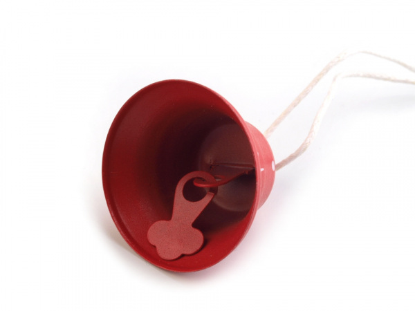 Vánoční zvoneček 24x30 mm