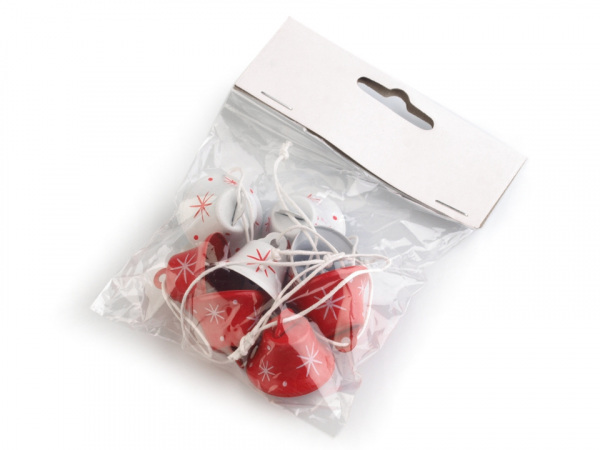 Vánoční zvoneček 24x30 mm