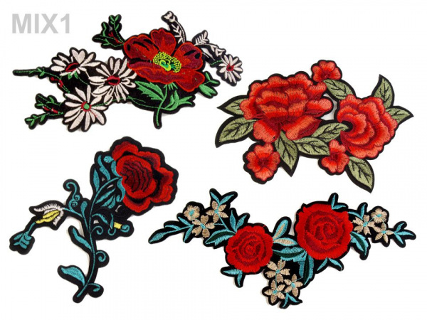 Nažehlovačka květy / růže