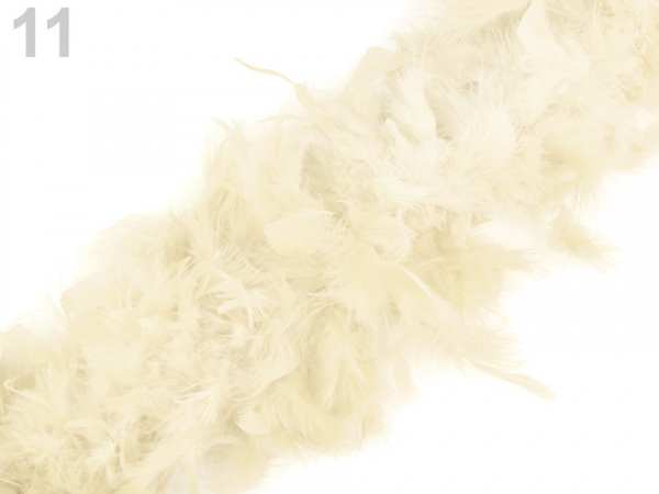 Boa - krůtí peří 90 g délka 1,8 m