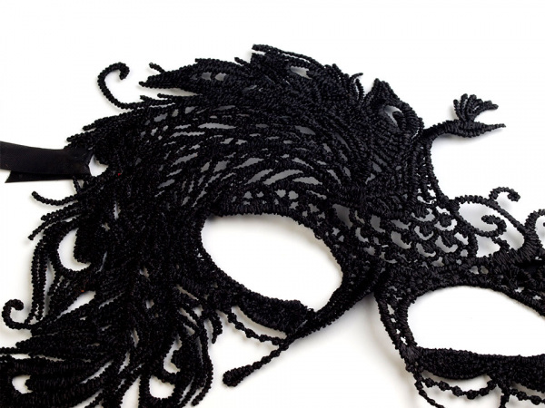 Karnevalová maska - škraboška páv