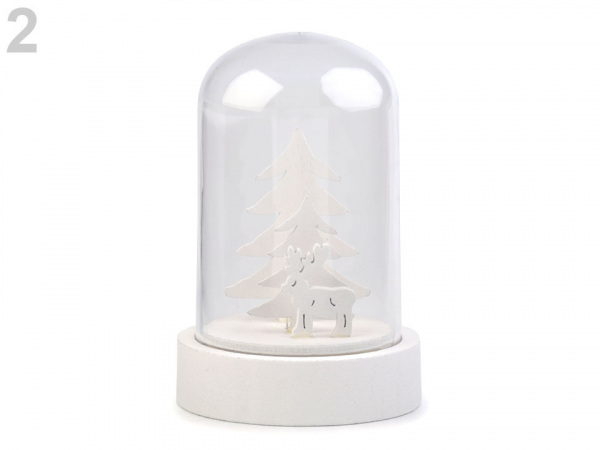 Svítící dekorace - domeček, stromečky