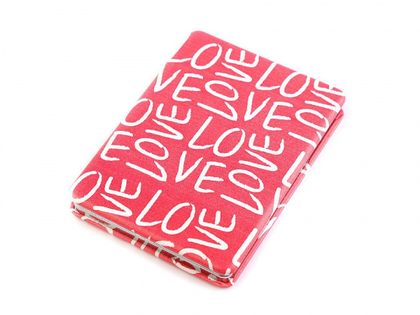 Kosmetické zrcátko srdce