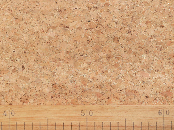 Korková látka / metráž se zlatým efektem