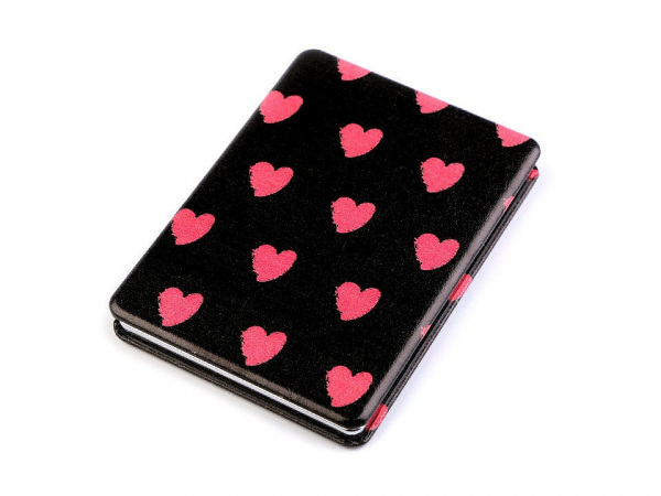 Kosmetické zrcátko srdce