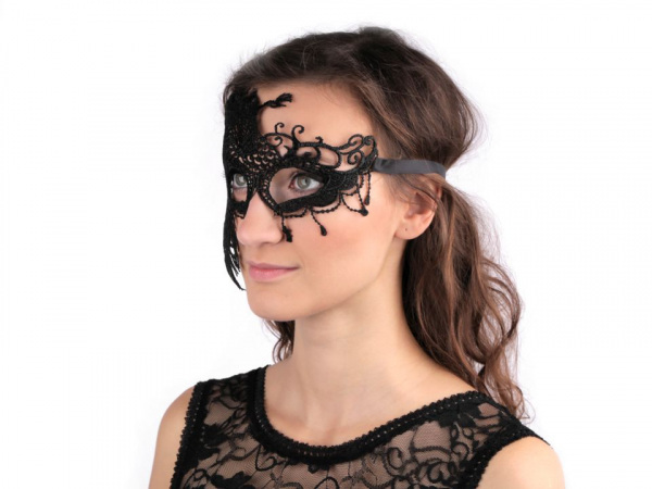 Karnevalová maska - škraboška páv