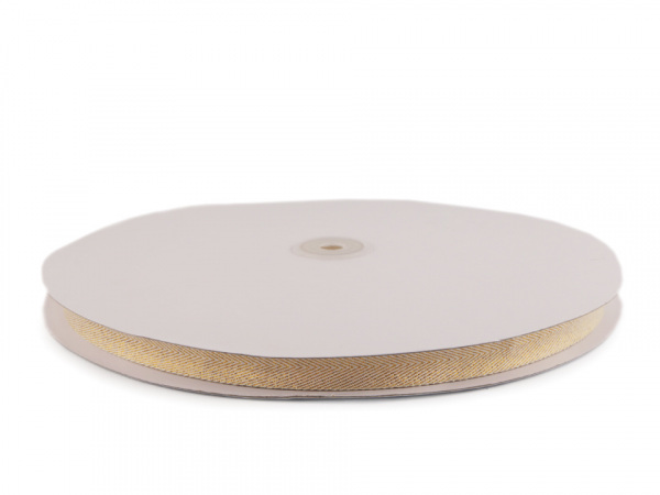 Oděvní stuha / šňůra s lurexem šíře 17 mm