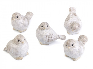 Vánoční / zimní ptáček s glitry