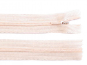 Spirálový zip skrytý No 3 délka 60 cm dederon