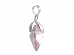 Přívěsek broušené srdce 14 mm