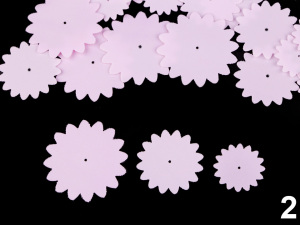 Foamiran květy mix velikostí