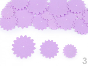 Foamiran květy mix velikostí