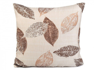 Povlak na polštář listy 44x44 cm