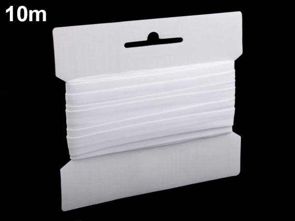 Šikmý proužek umělá bavlna šíře 14 mm zažehlený