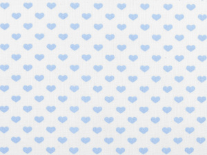 Bavlněná látka / plátno srdce