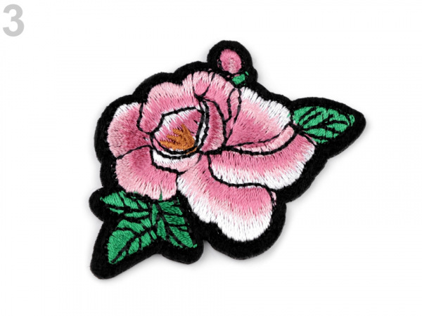 Nažehlovačka na rifle růže