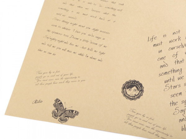 Balicí / dekorační papír 58x58 cm