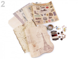 Scrapbooking sada album a doplňky