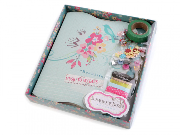 Scrapbooking sada album a doplňky