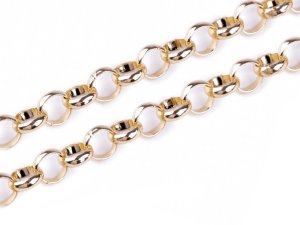 Řetízek na kabelky šíře 14 mm, metráž