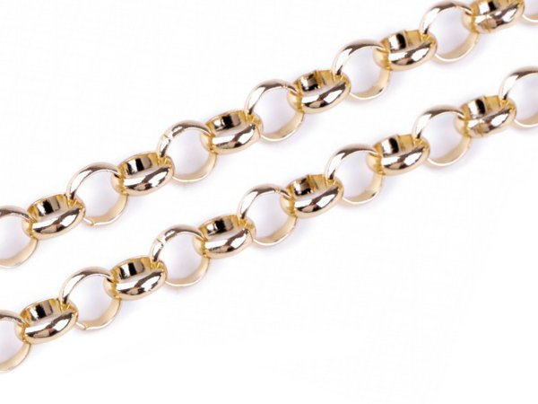 Řetízek na kabelky šíře 14 mm, metráž