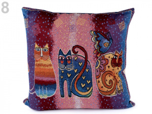 Povlak na polštář kočky 44x44 cm