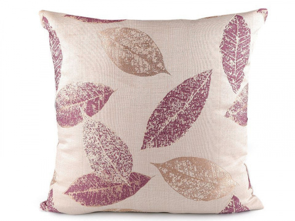 Povlak na polštář listy 44x44 cm