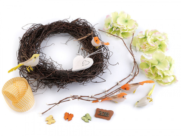 Kreativní sada květinový věnec