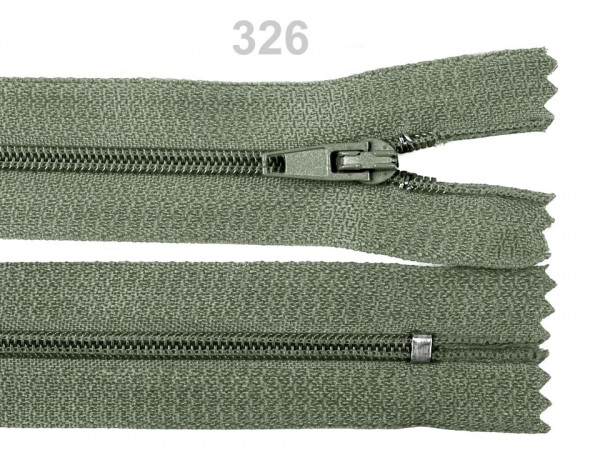 Spirálový zip No 3 délka 20 cm autolock