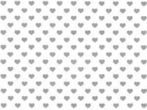 Bavlněná látka / plátno srdce