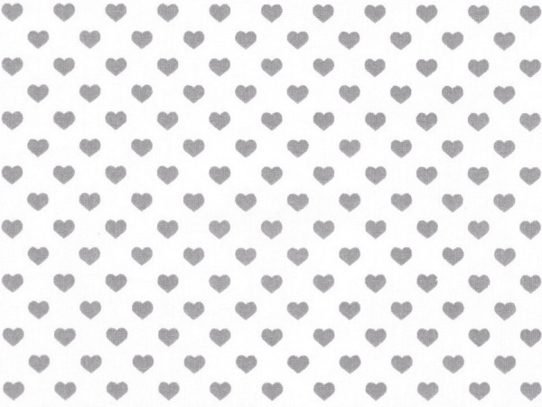 Bavlněná látka / plátno srdce