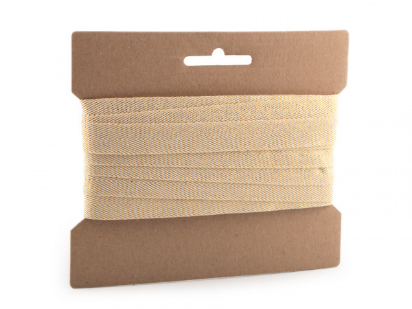 Oděvní stuha / šňůra s lurexem šíře 17 mm