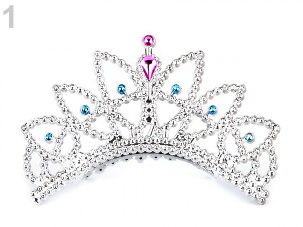 Karnevalová korunka s hřebínkem