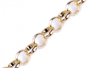 Řetízek na kabelky šíře 14 mm, metráž