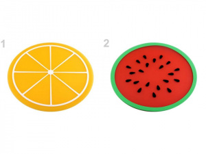 Silikonová podložka / prostírání citrón, meloun Ø24,5 cm