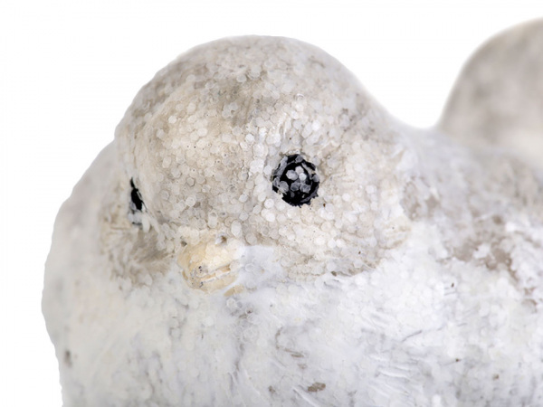 Vánoční / zimní ptáček s glitry