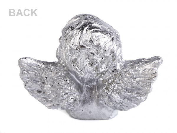 Dekorace anděl metalický