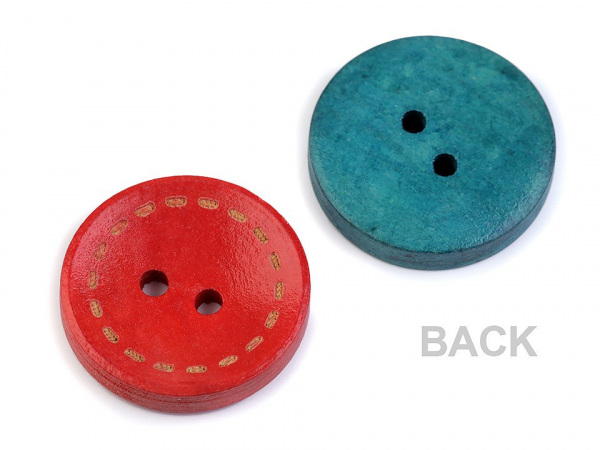 Dřevěný dekorační knoflík