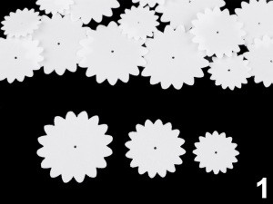 Foamiran květy mix velikostí