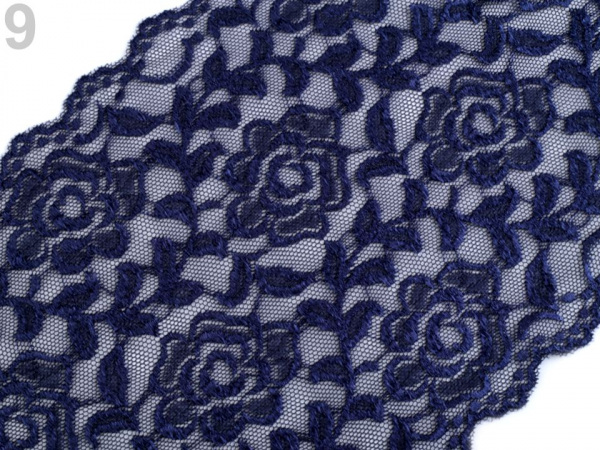 Elastická krajka / vsadka / běhoun šíře 16 cm