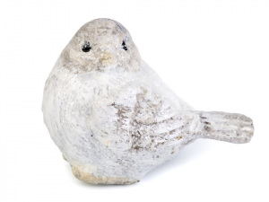 Vánoční / zimní ptáček s glitry