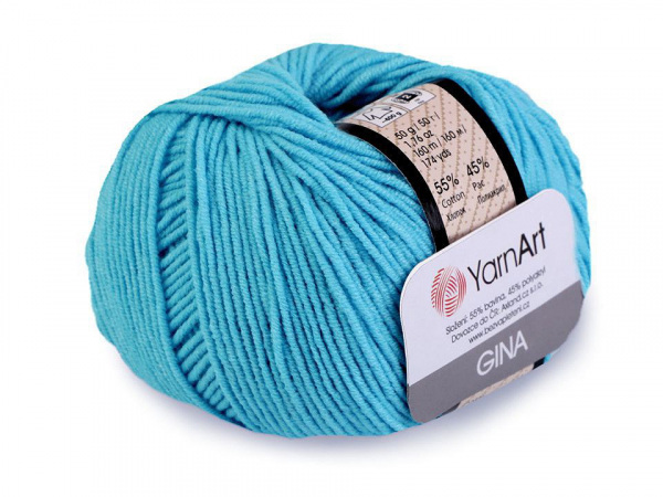 Pletací příze Gina / Jeans 50 g