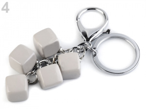 Přívěsek na kabelku / klíče kostka
