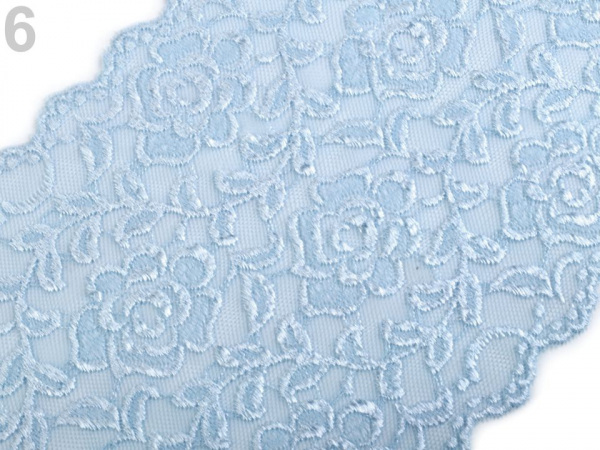 Elastická krajka / vsadka / běhoun šíře 16 cm