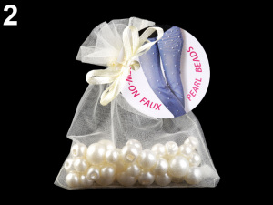 Perla k našití mix velikostí